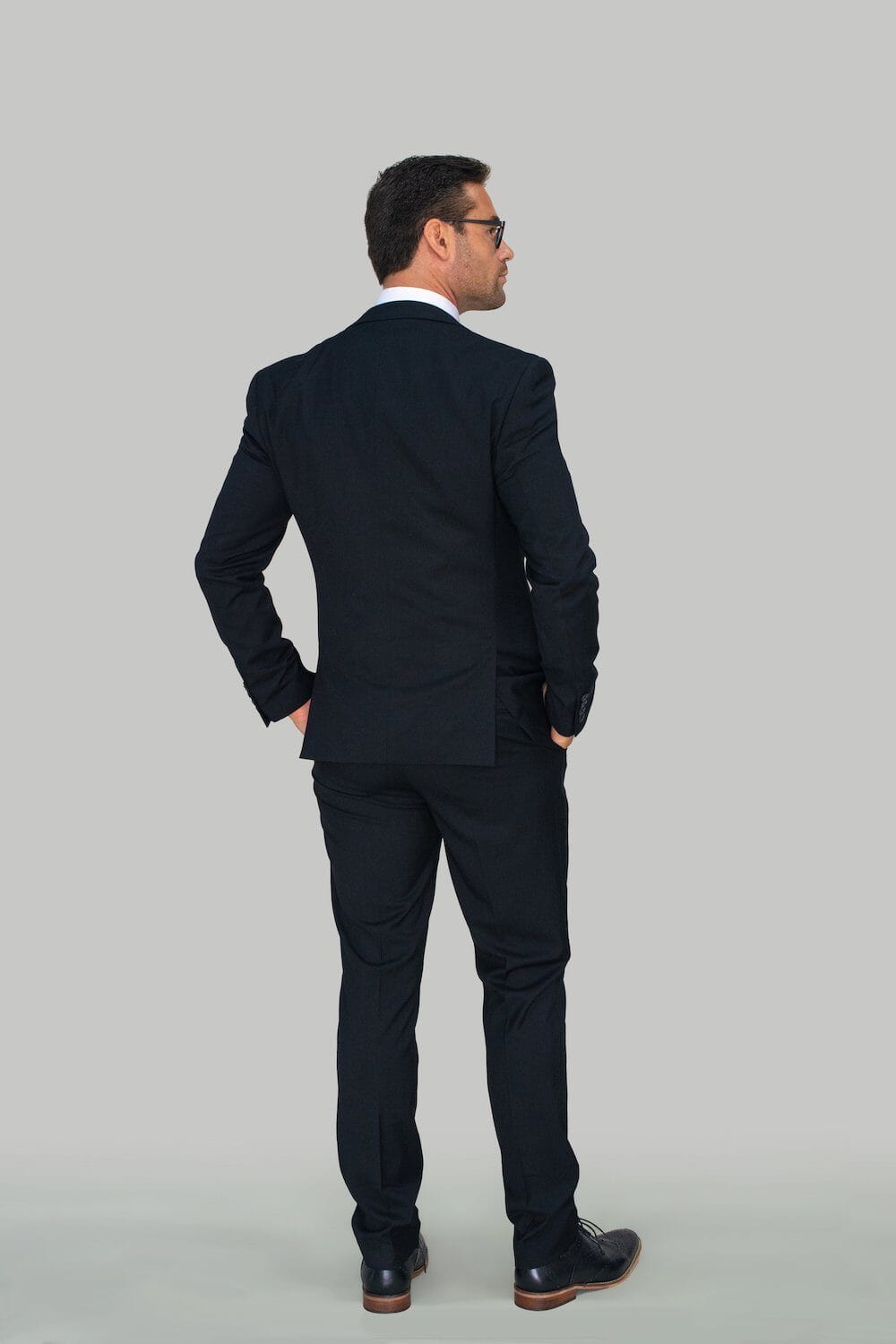 Plain Black Trousers - STOCK CLEARANCE - Trousers - - THREADPEPPER