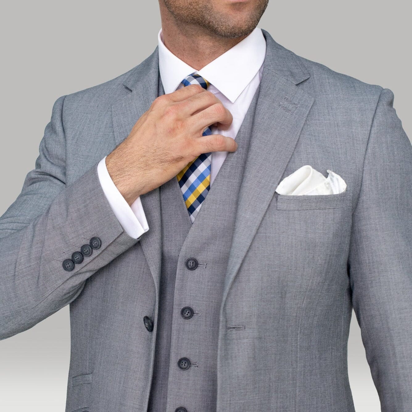 Plain Smart Grey Jacket - STOCK CLEARANCE - Blazers & Jackets Sale - - THREADPEPPER