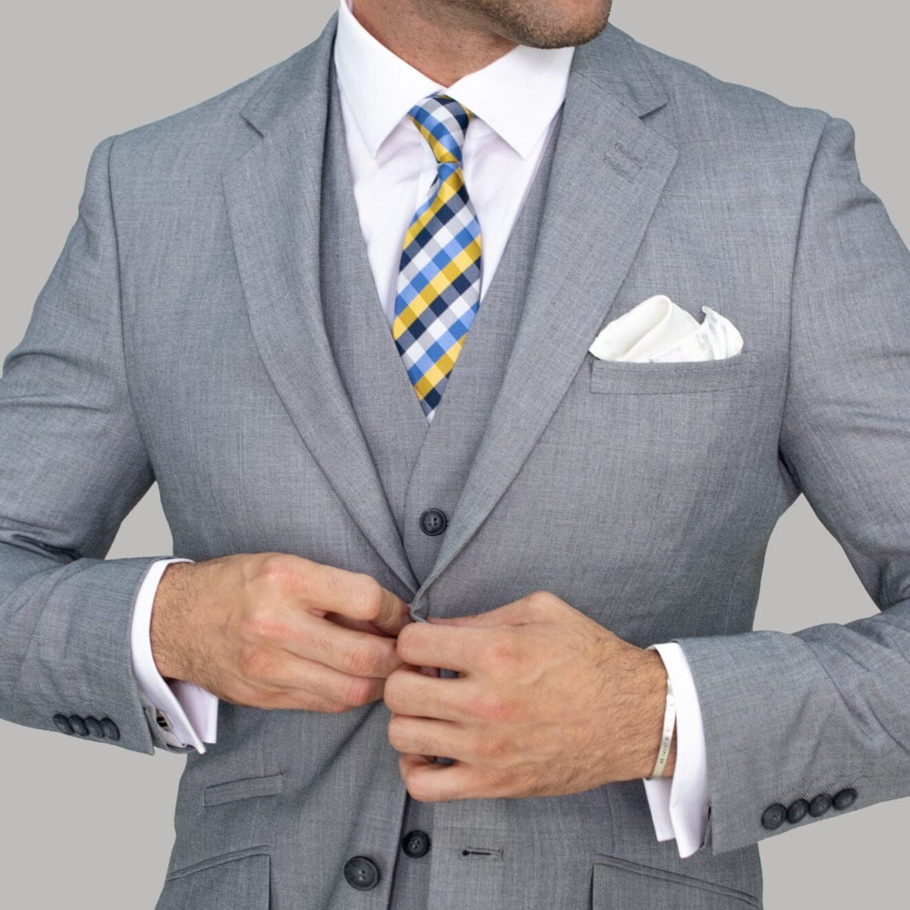 Plain Smart Grey Jacket - STOCK CLEARANCE - Blazers & Jackets Sale - - THREADPEPPER