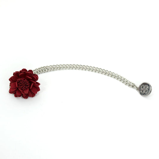 Red Flower Chain - Accessories - - THREADPEPPER