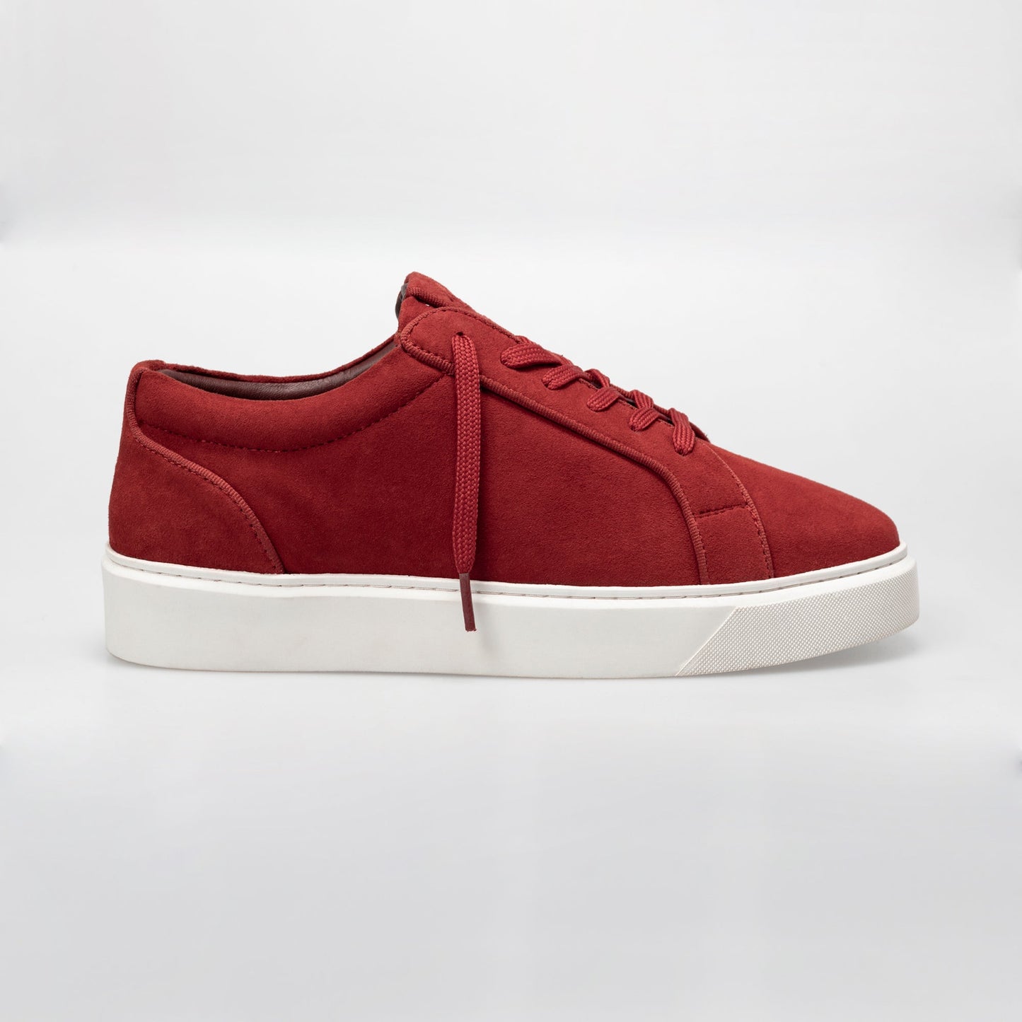 Red Suede Trainers - Trainers - 7 - THREADPEPPER