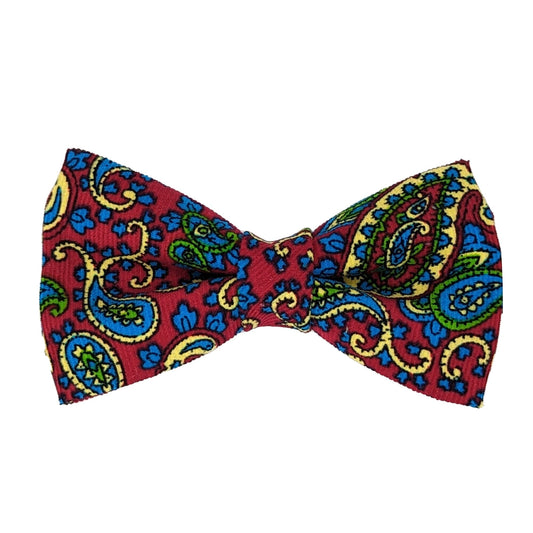 Retro Paisley Bow Tie - Bow Ties - Ready-Tied - THREADPEPPER