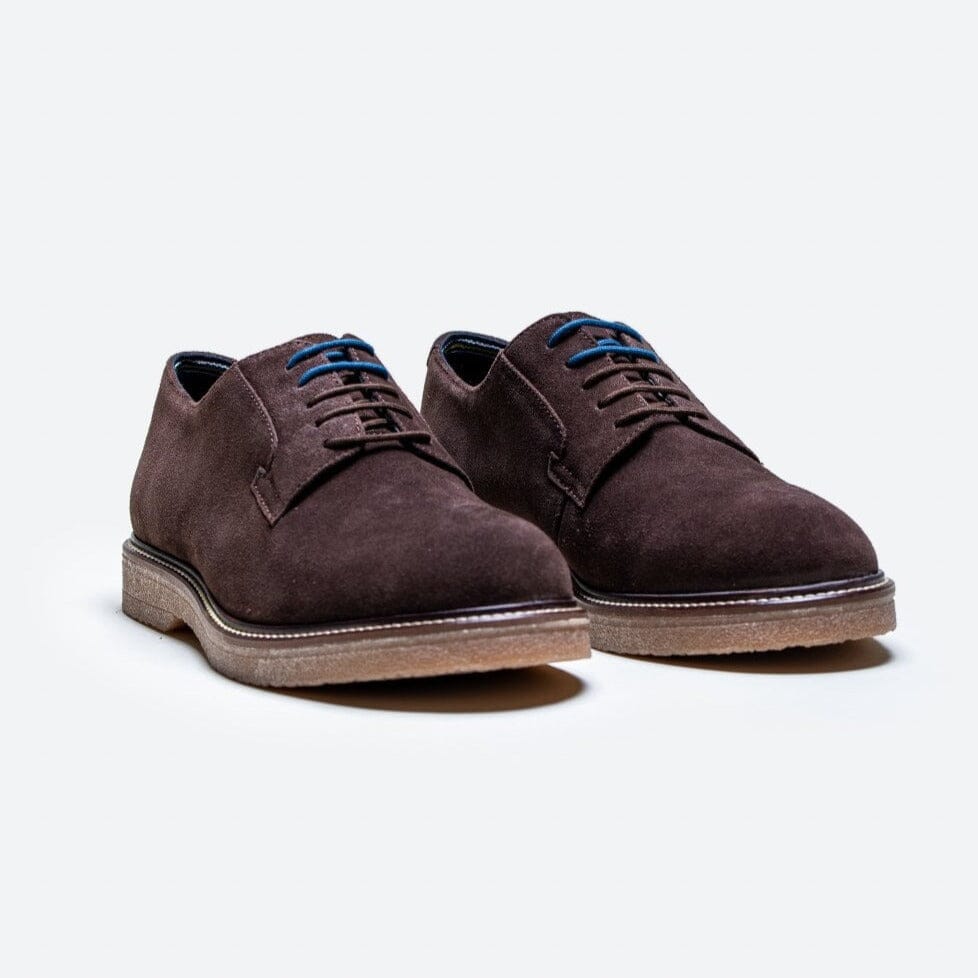 Richmond Brown Suede Shoes - Shoes - - THREADPEPPER