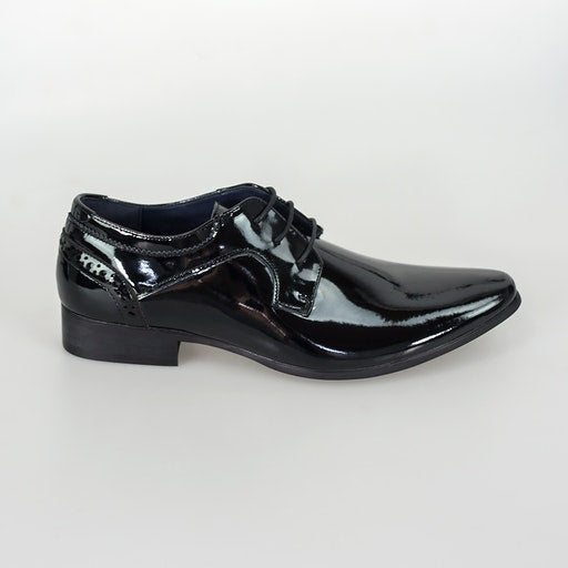 Scott Black Patent Shoes - Shoes - 7 - THREADPEPPER