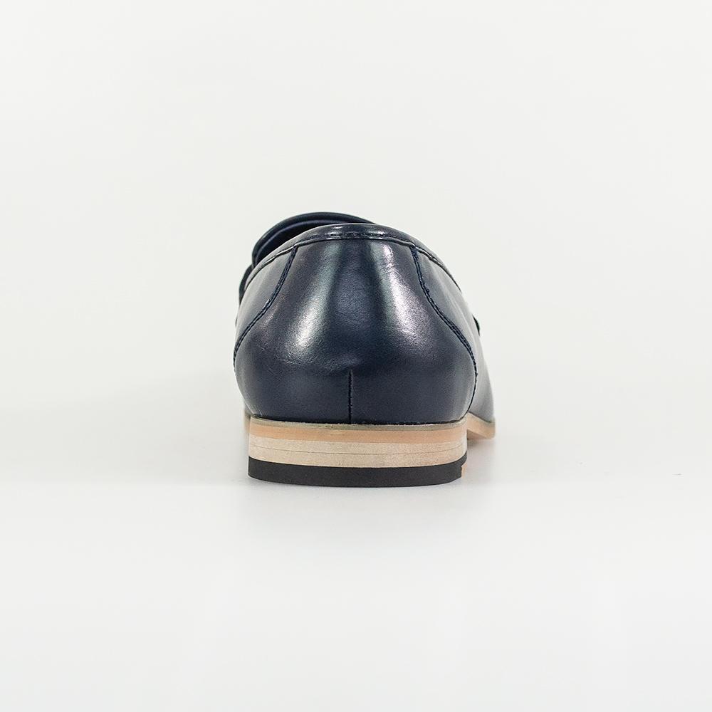 Navy Flash Loafers - STOCK CLEARANCE - Shoes - - THREADPEPPER