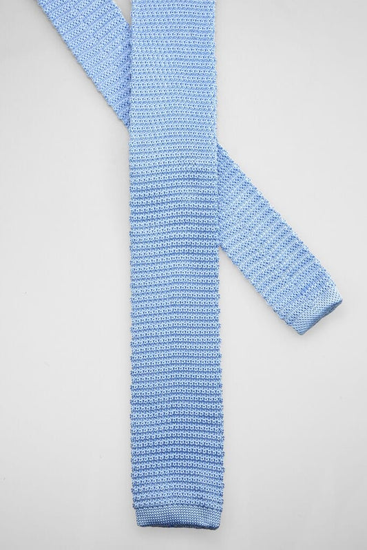 Sky Knitted Tie Set - Ties - - THREADPEPPER