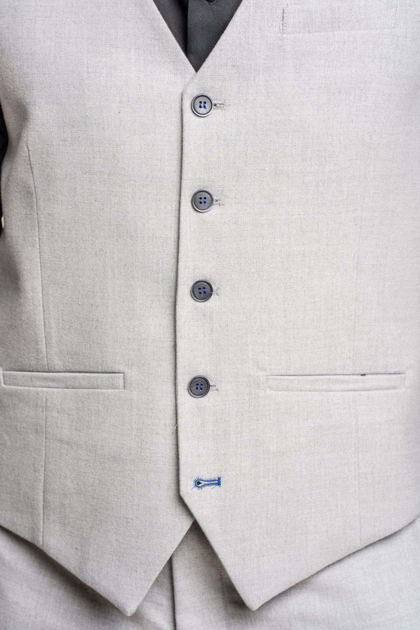 Smart Pale Grey Waistcoat - STOCK CLEARANCE - Waistcoats - - THREADPEPPER