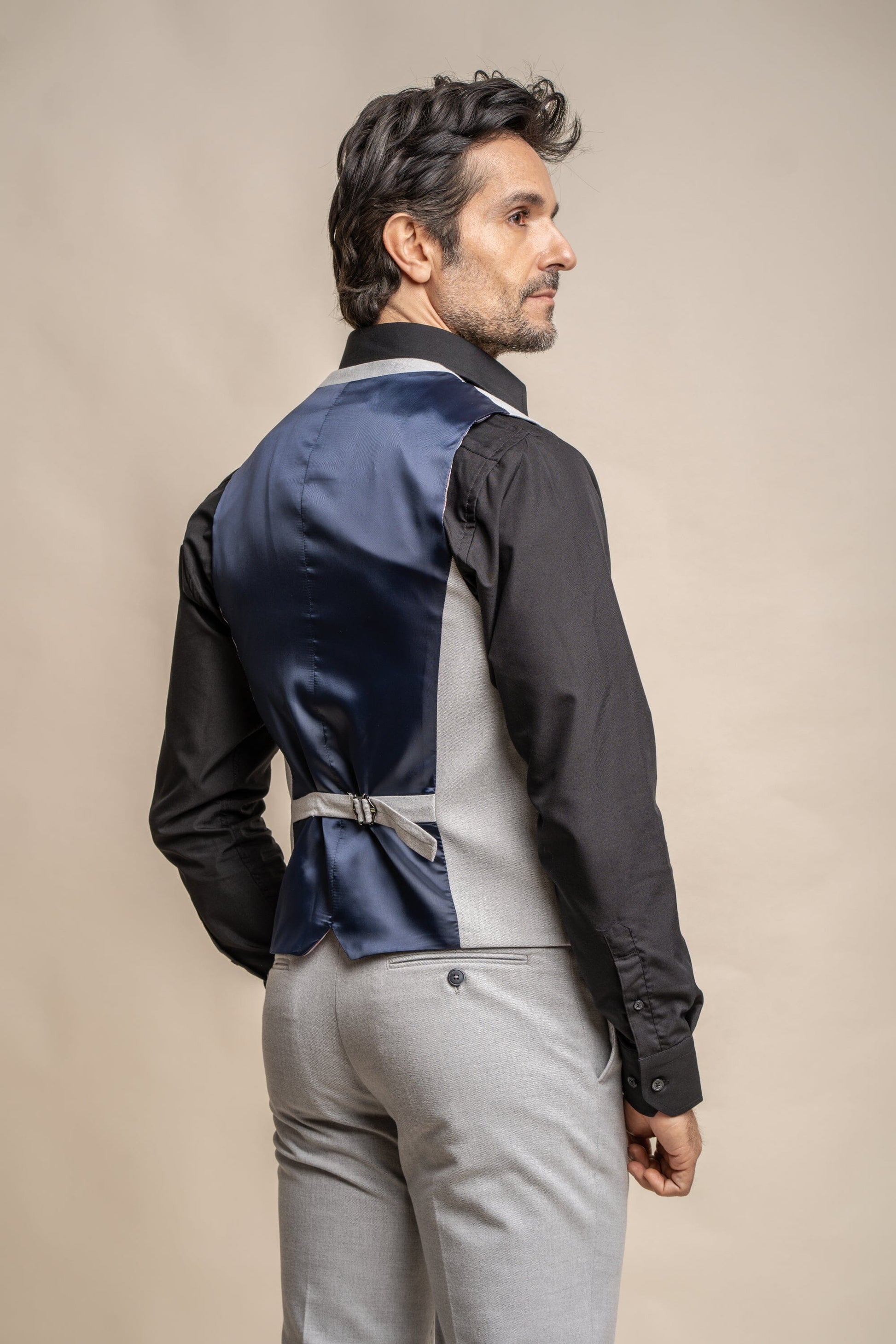 Smart Pale Grey Waistcoat - STOCK CLEARANCE - Waistcoats - - THREADPEPPER