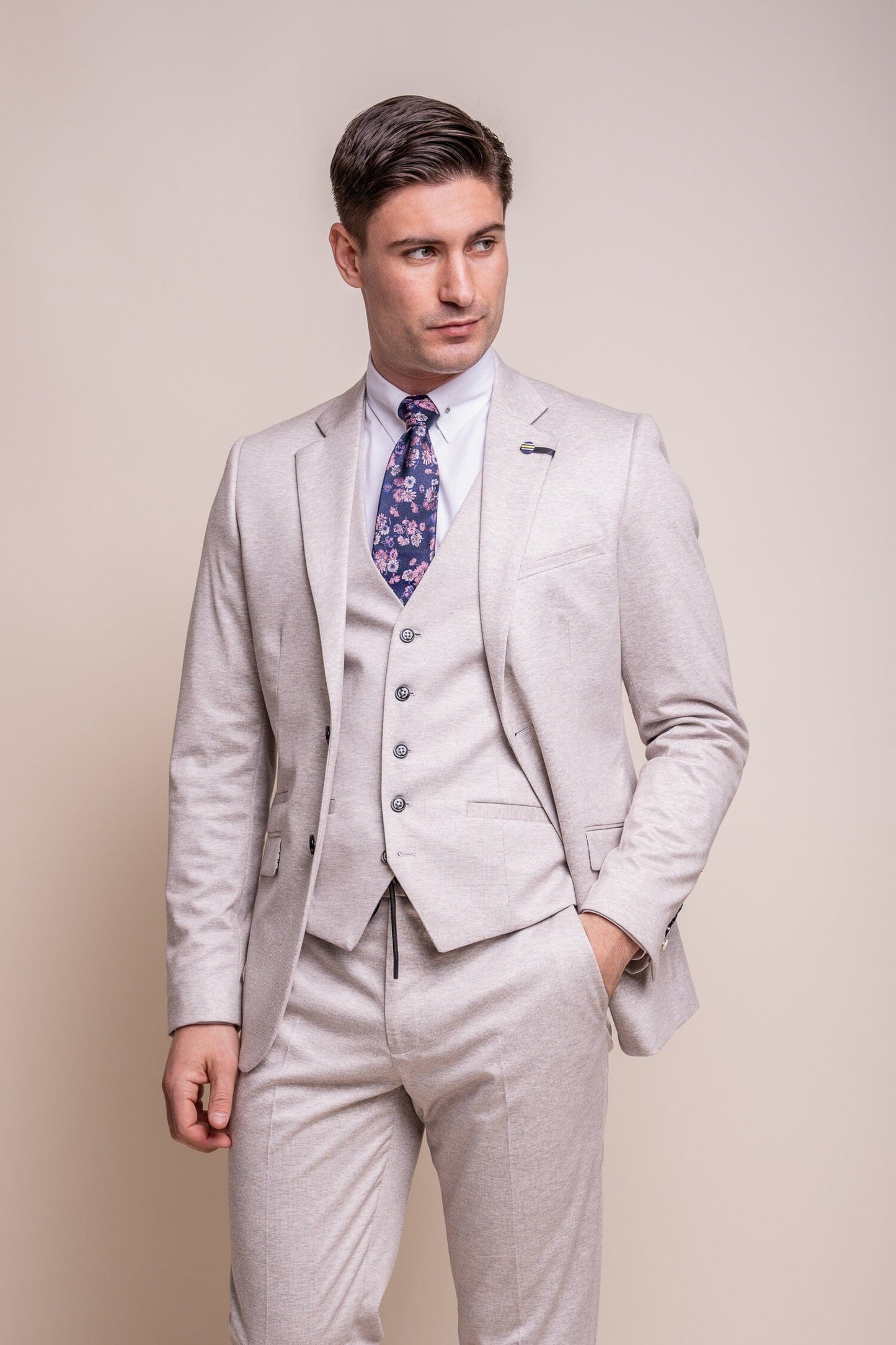 Soft Cream Blazer - STOCK CLEARANCE - Blazers & Jackets Sale - - THREADPEPPER