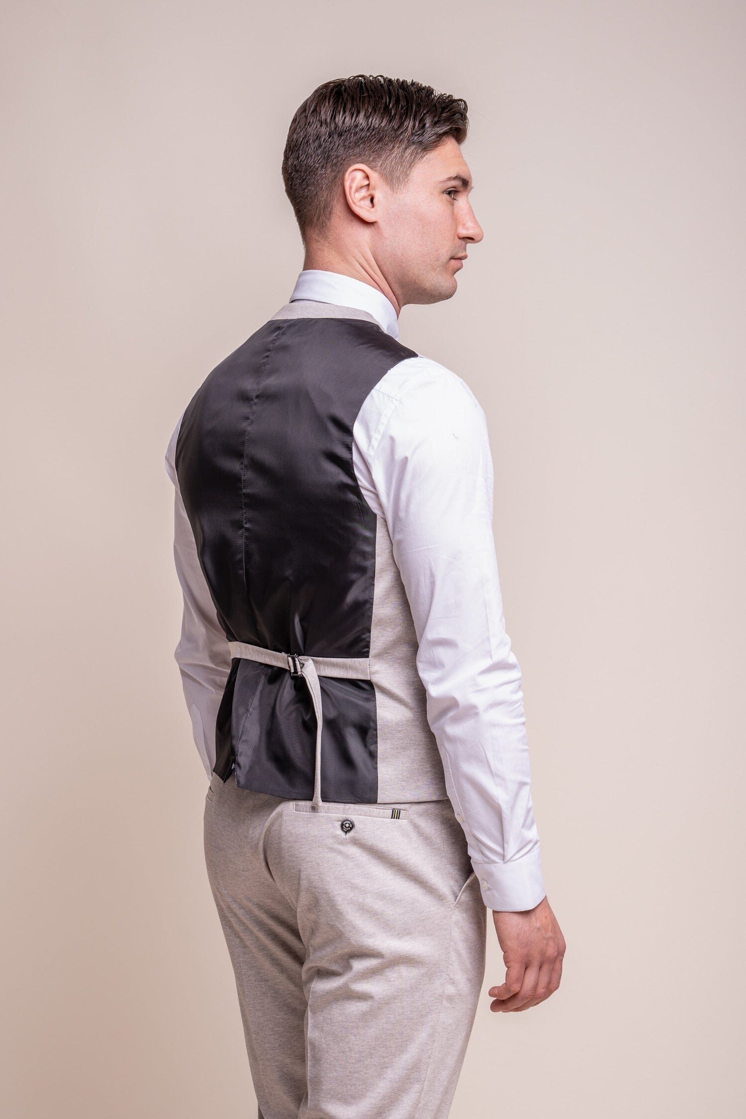 Soft Cream Waistcoat - STOCK CLEARANCE - Waistcoats - - THREADPEPPER