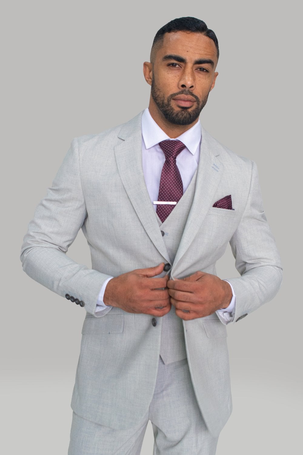 Pale Grey Jacket - STOCK CLEARANCE - Clearance Jackets - 40R - THREADPEPPER