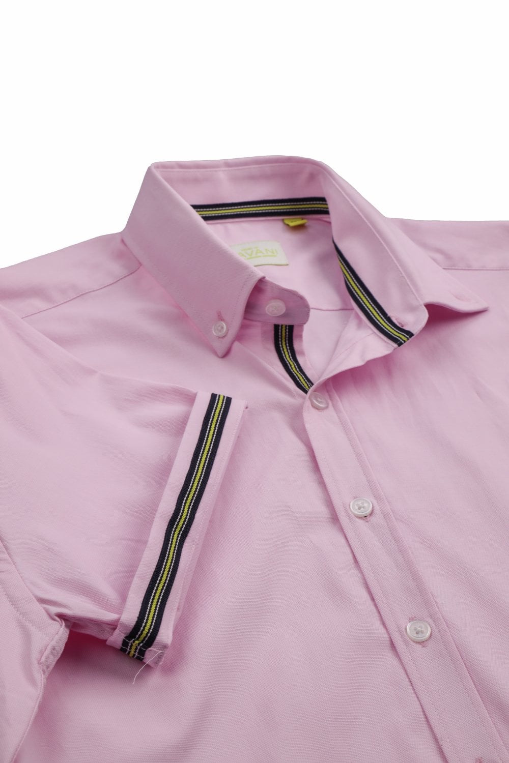 Vito Pink Short Sleeve Shirt - Shirts - S - THREADPEPPER