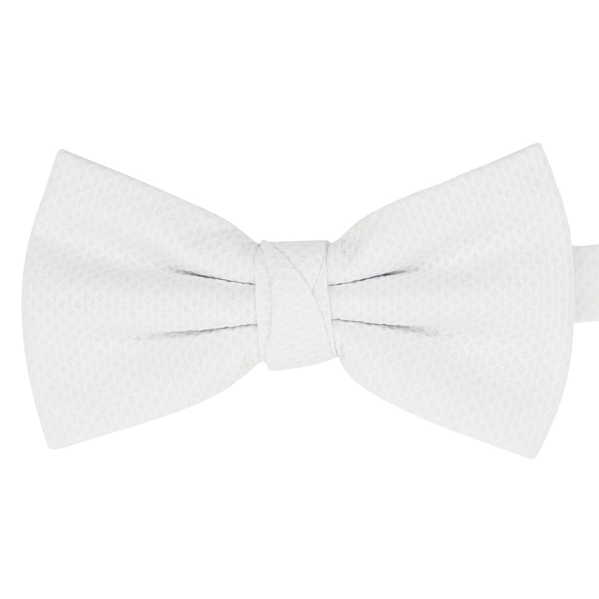 White Marcella Pre-Tied Bow Tie - Bow Ties - - THREADPEPPER