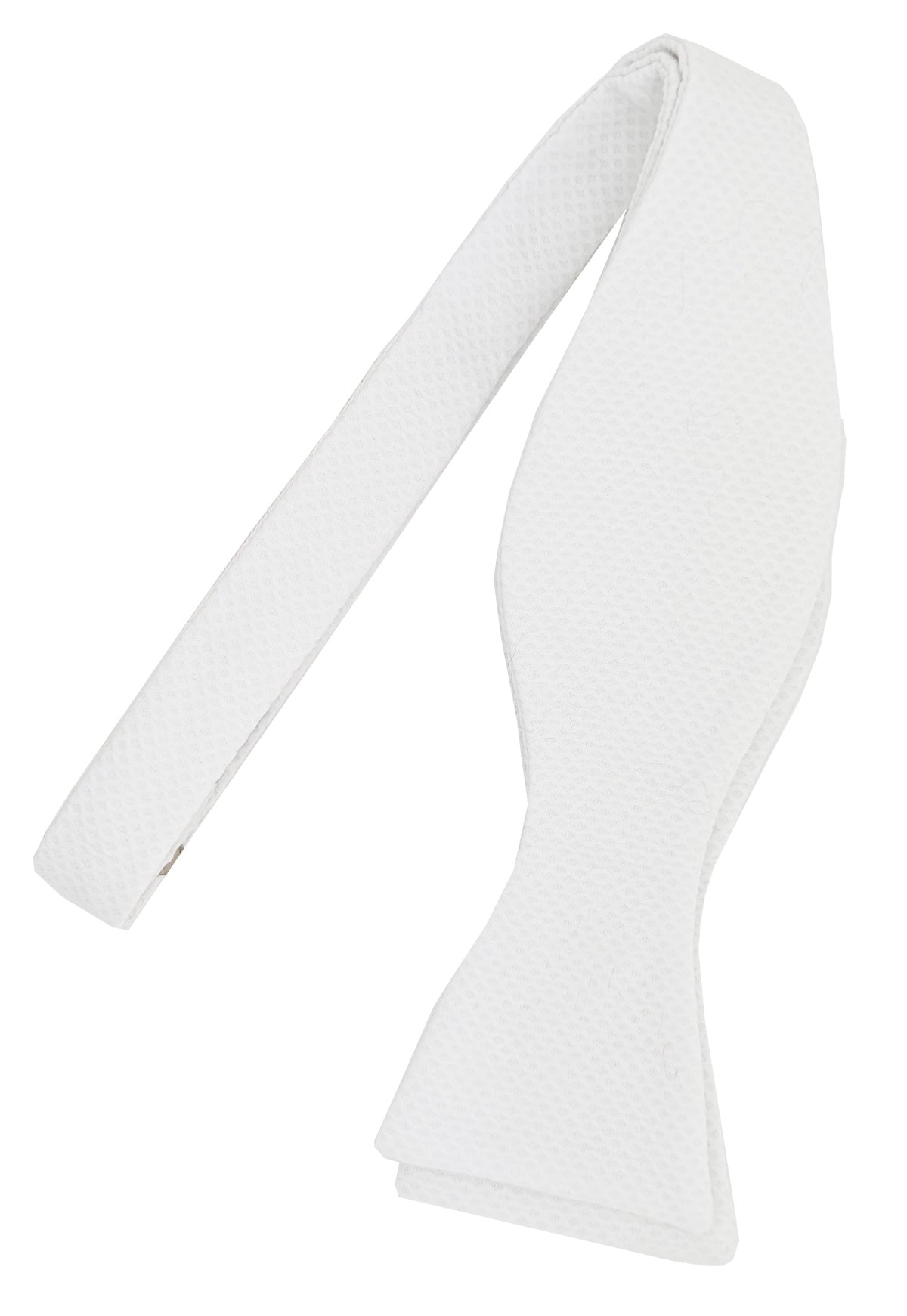 White Marcella Self-Tie Bow Tie - Bow Ties - - THREADPEPPER