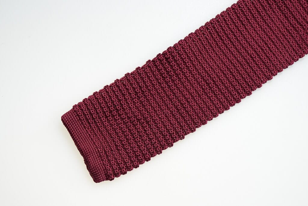 Wine Knitted Tie Set - Ties - - THREADPEPPER