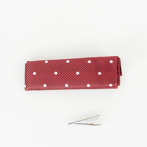 Wine Spot Knitted Tie Set - Ties - - THREADPEPPER